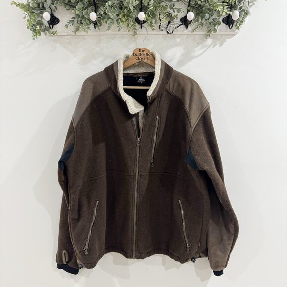 Men’sl Kuhl Alpenwurx fleece jacket Brown XL - Picture 1 of 4